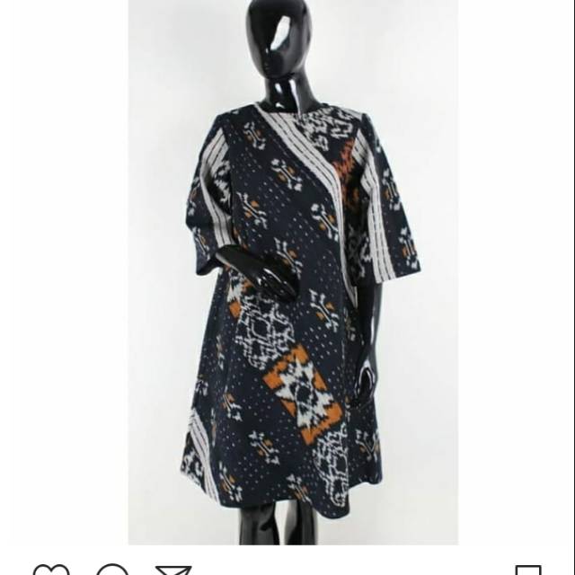 Dress Tenun Ikat Etniq Simple DRS62HW