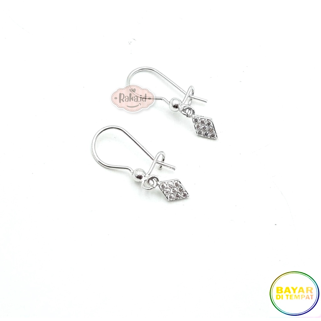 Anting Clip / Klip Motif Wajik Perhiasan Aksesoris Wanita 1084