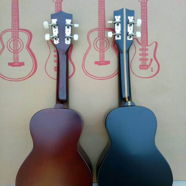 gitar ukulele kencrung murah neck utuh senar 4