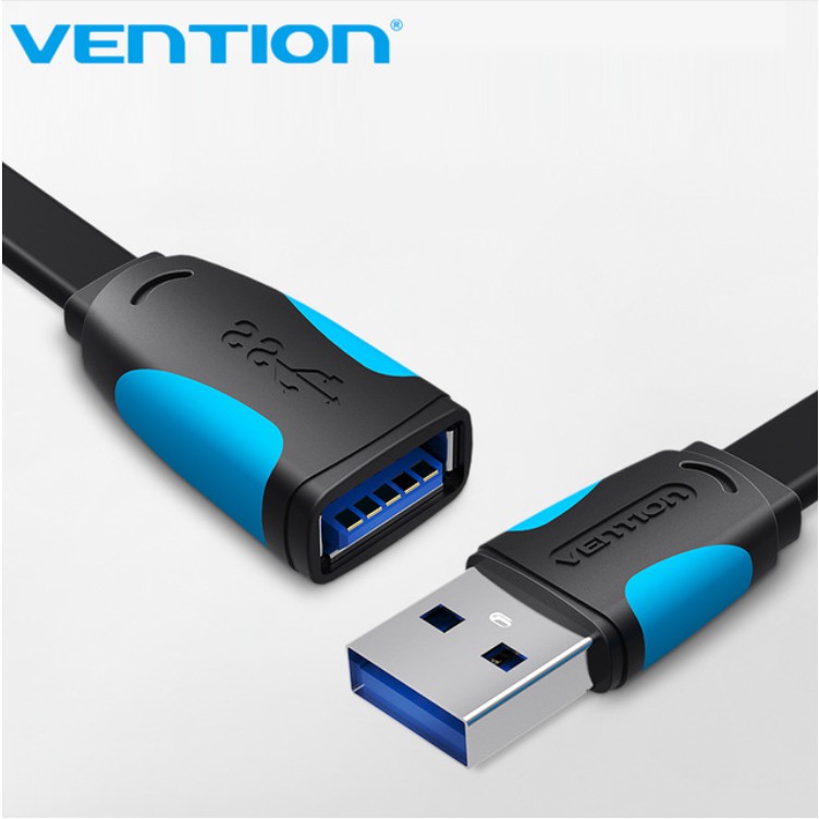 Vention A13 0,5M Kabel Extension / Perpanjangan USB 3.0 Flat Male to Female