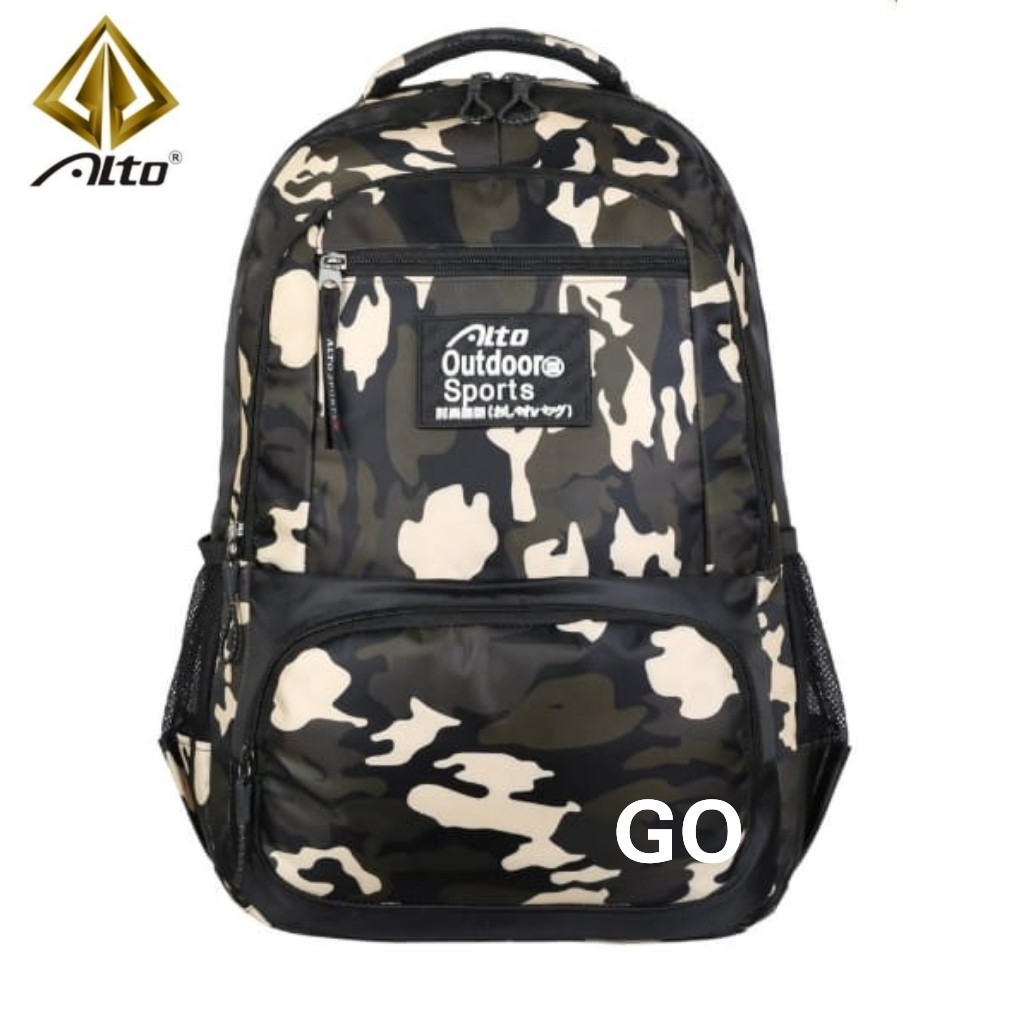 gof E TAS ALTO ORIGINAL ARMY Style Backpack Laptop Alto Sekolah