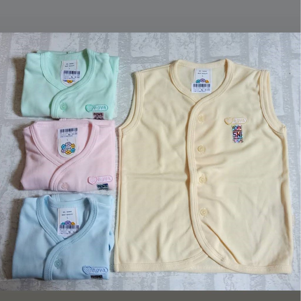 Nova Baju Bayi Atasan Tangan Kutung