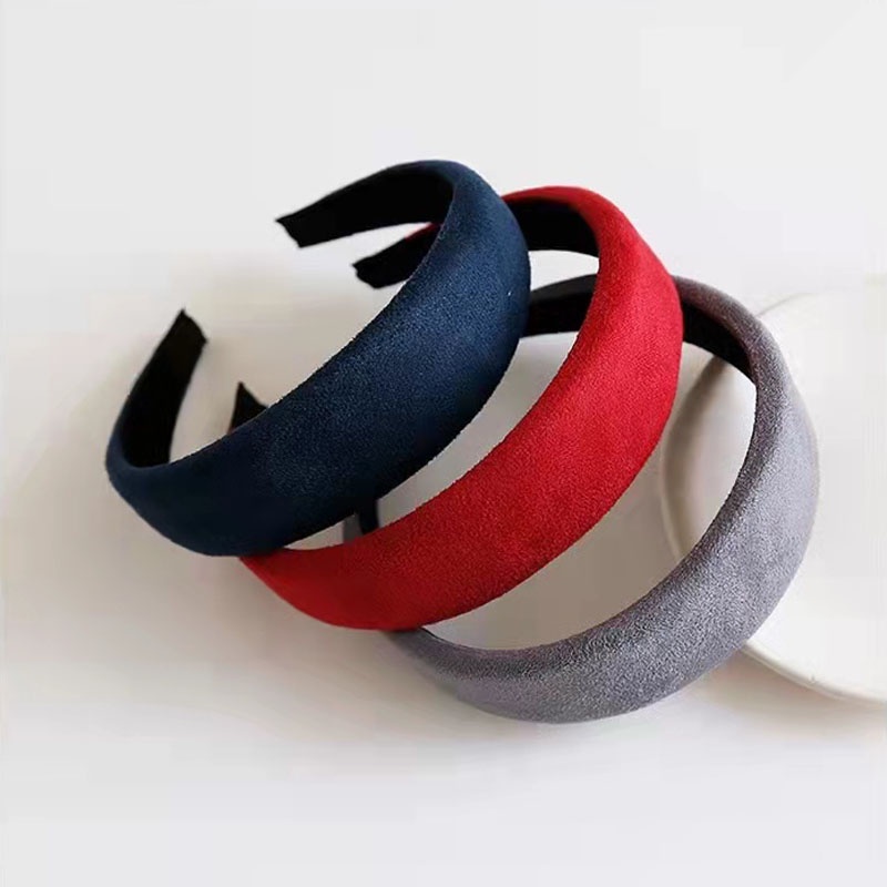 [COD] Bando Bandana Tebal Wanita Korean Style - HeadBand Polos Tebal Murah Import