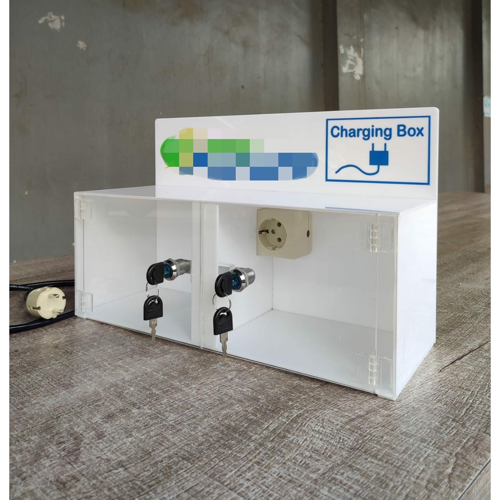 Acrylic Charger Box / Box Charger Akrilik