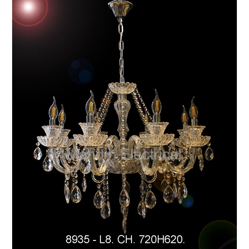 Lampu Hias Gantung Crystal Ruang Tamu 8935 6 Shopee Indonesia