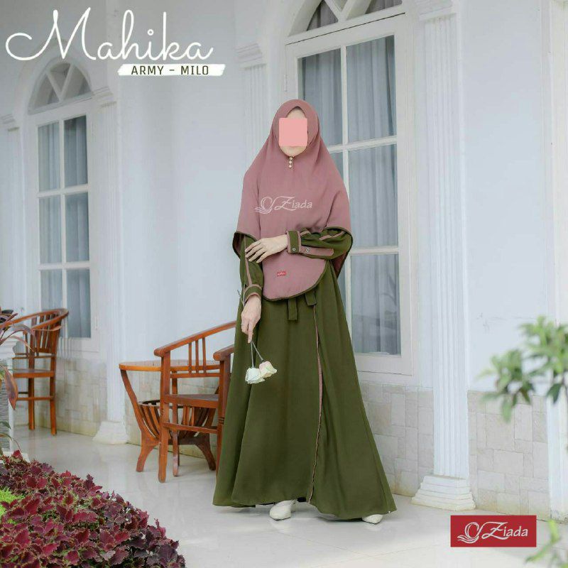 TERBARU gamis set Mahika dress set khimar | By Ziada ORI gamis syar'i set khimar busui friendly