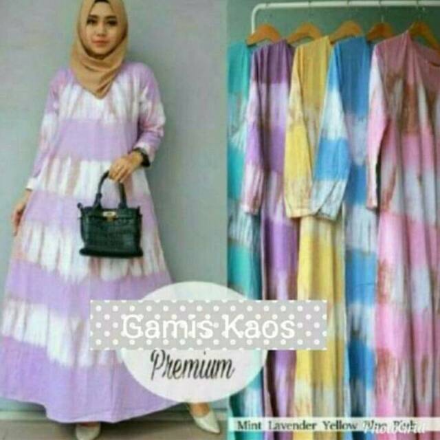 GAMIS KAOS PREMIUM BAHAN COTTON
