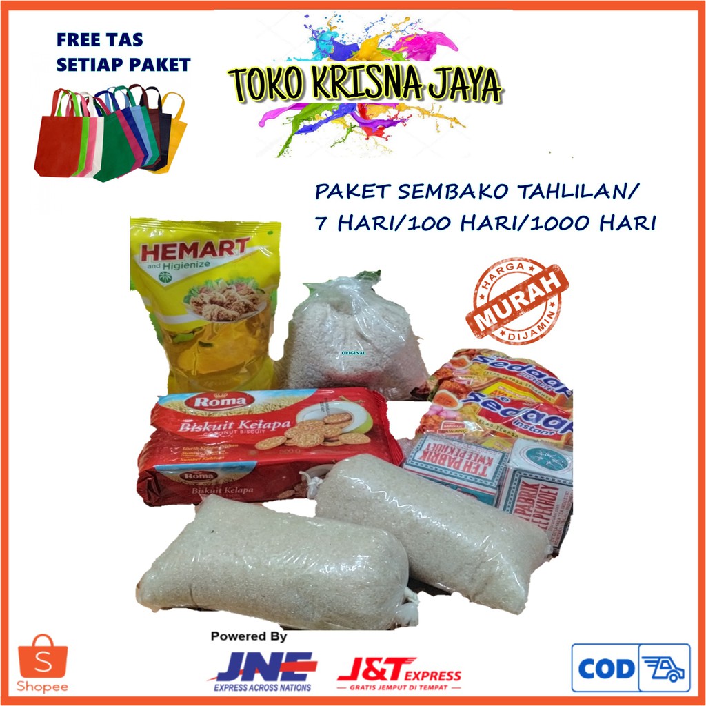 

PAKET SEMBAKO LENGKAP ACARA TAHLILAN 7 HARI | 100 HARI | 1000 HARI