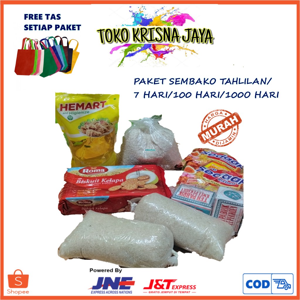 PAKET SEMBAKO LENGKAP ACARA TAHLILAN 7 HARI | 100 HARI | 1000 HARI