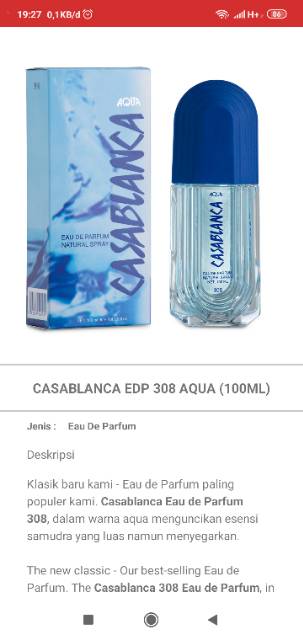 CASABLANCA EDP 308,310,304,306,301,311 100 ml