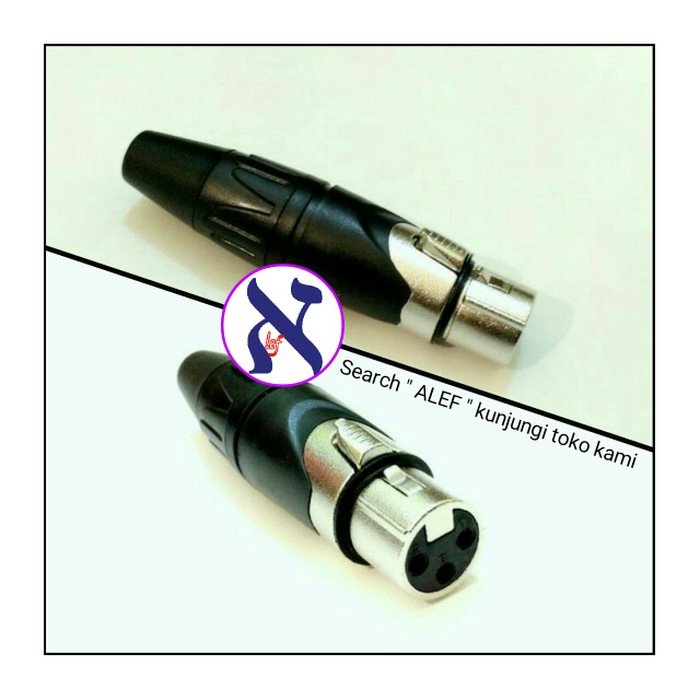 Jack Cannon Soundcrest xlr Mic Microphone Female 3 Pin