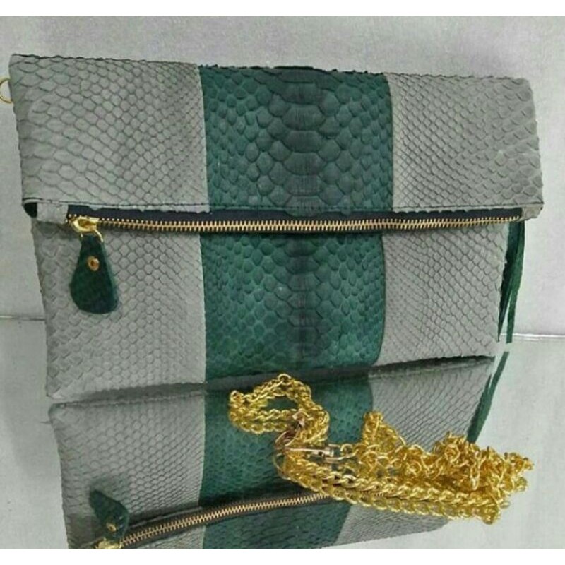 Clutch Tas Kulit Ular Asli Tas Pesta Kulit Ular Tas selempang