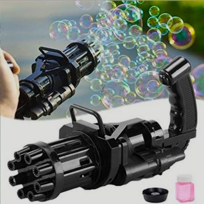 Bubble Gatling Gun/ Mainan Pistol Bubble/ Bubble Machine Gun