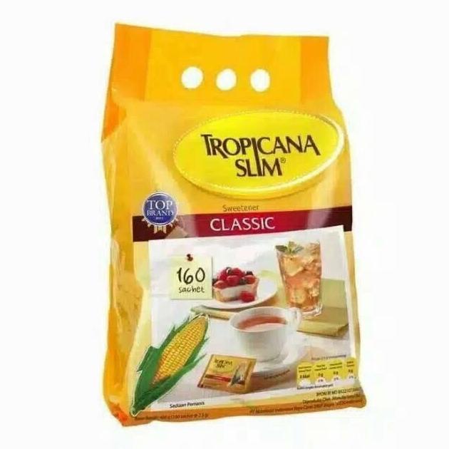 

TROPICANA SLIM CLASSIC sweetener 160 sachet murah