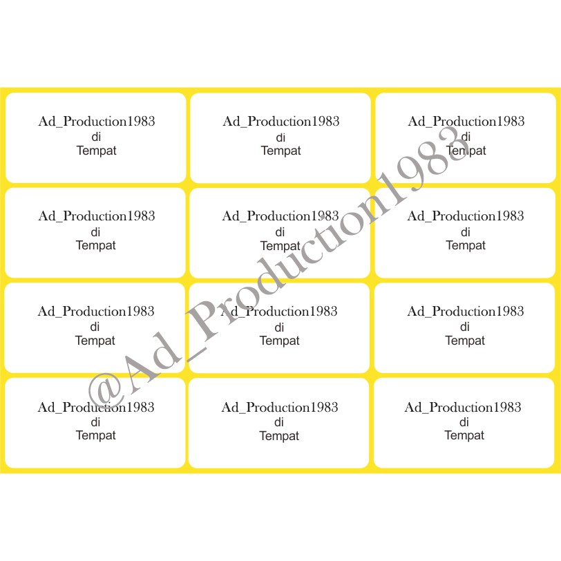 

Print Label Undangan Tom & Jerry Polos Adp001