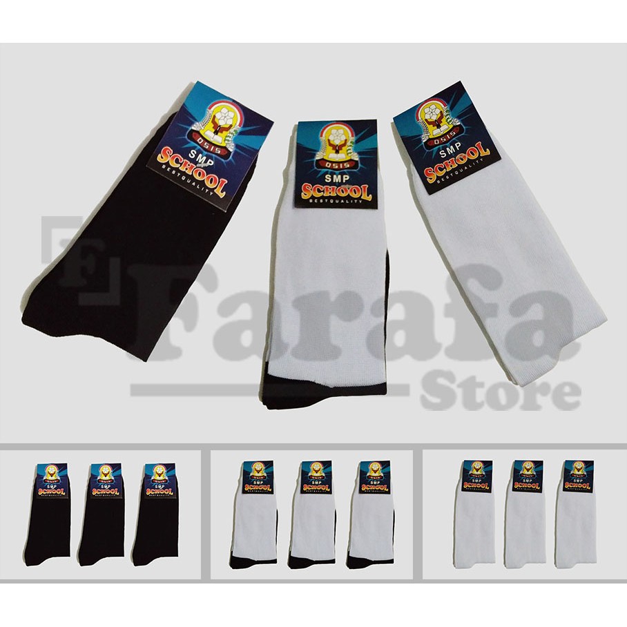 Kaos Kaki Sekolah SMP Bahan Premium