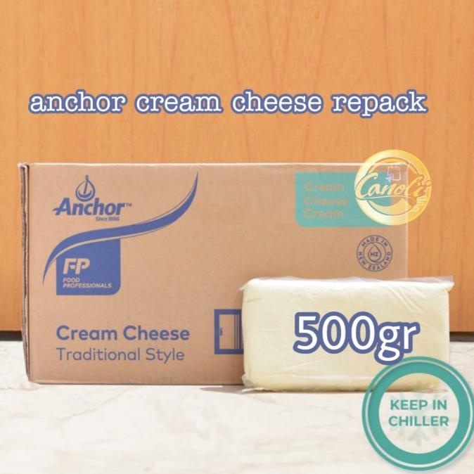 

(BISA COD) anchor cream cheese repack 500 gram TERUJI Kode 536