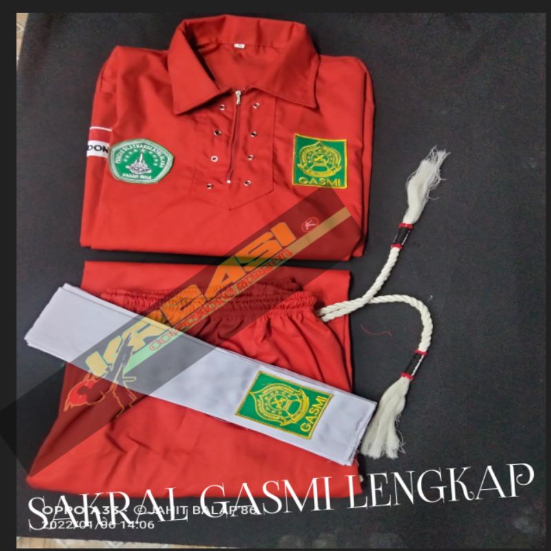 sakral Gasmi resleting Lengkap  - Baju seragam gasmi