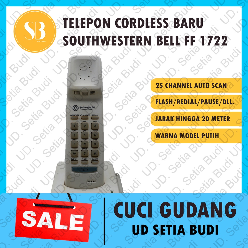 Telepon Wireless Cordless Southwestern Bell FF1722 Baru dan Murah