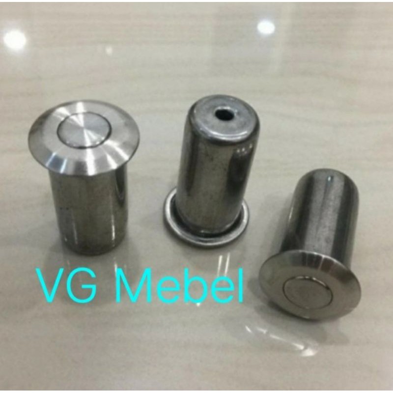 Lubang pasir - Lobang grendel tanam penutup lantai stainles steel