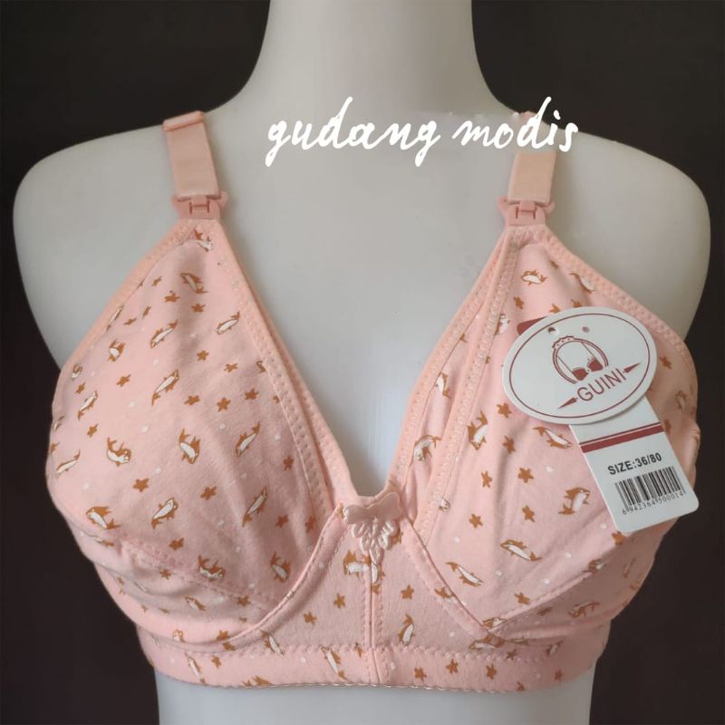 Bra menyusui matternity bh tanpa busa cup C size 34-40 Quini 813