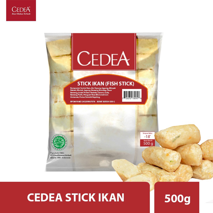 Cedea Fish Stick - Stick Ikan 500 Gram