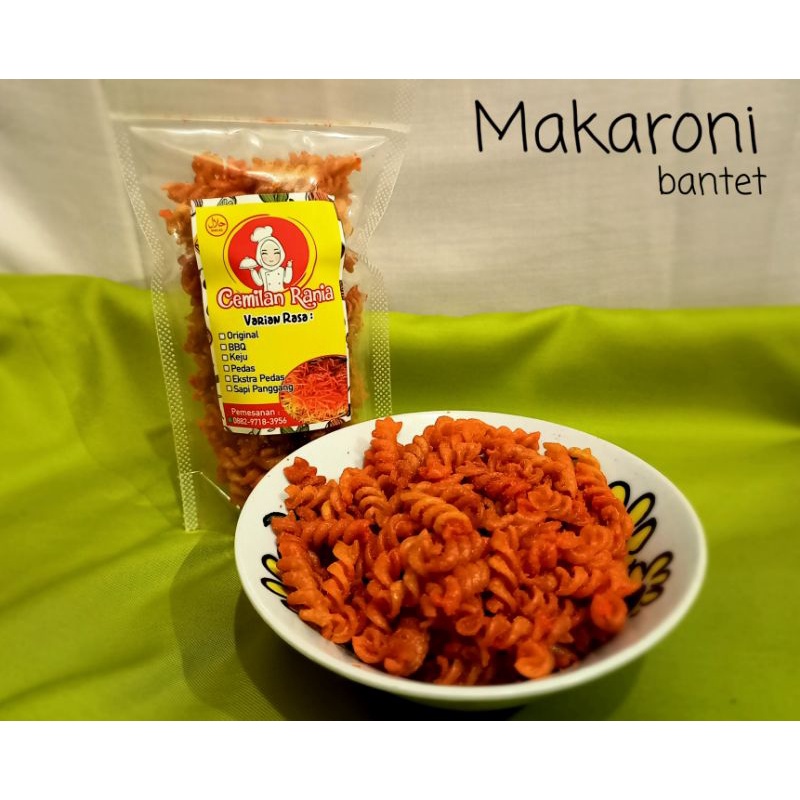 Cemilan Makaroni Bantet Pedas