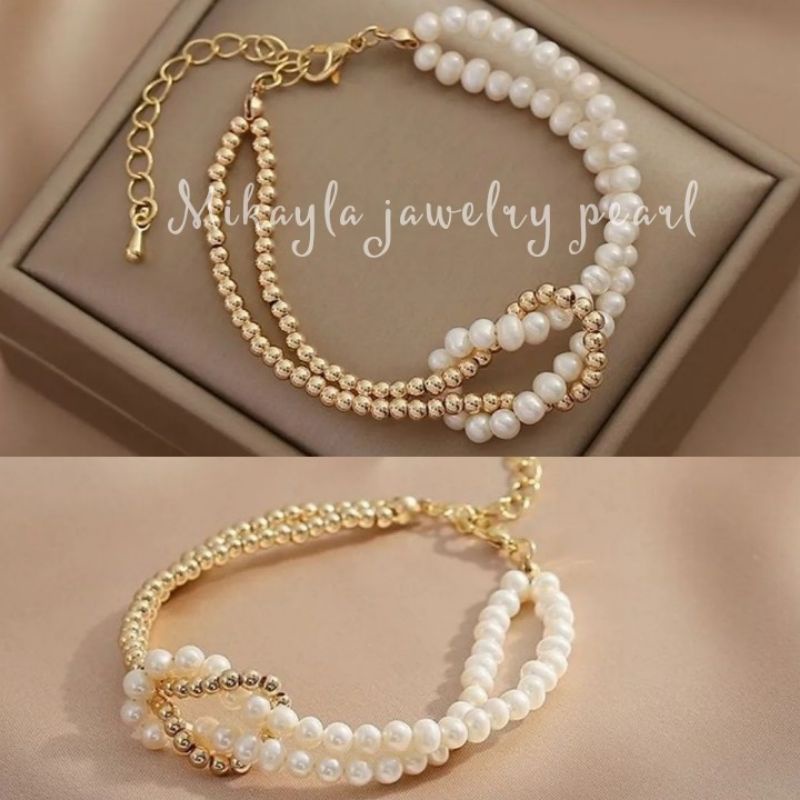 Gelang mutiara kekinian|Gelang mutiara lombok|Gelang mutiara asli lombok|Gelang mutiara air tawar|Ge