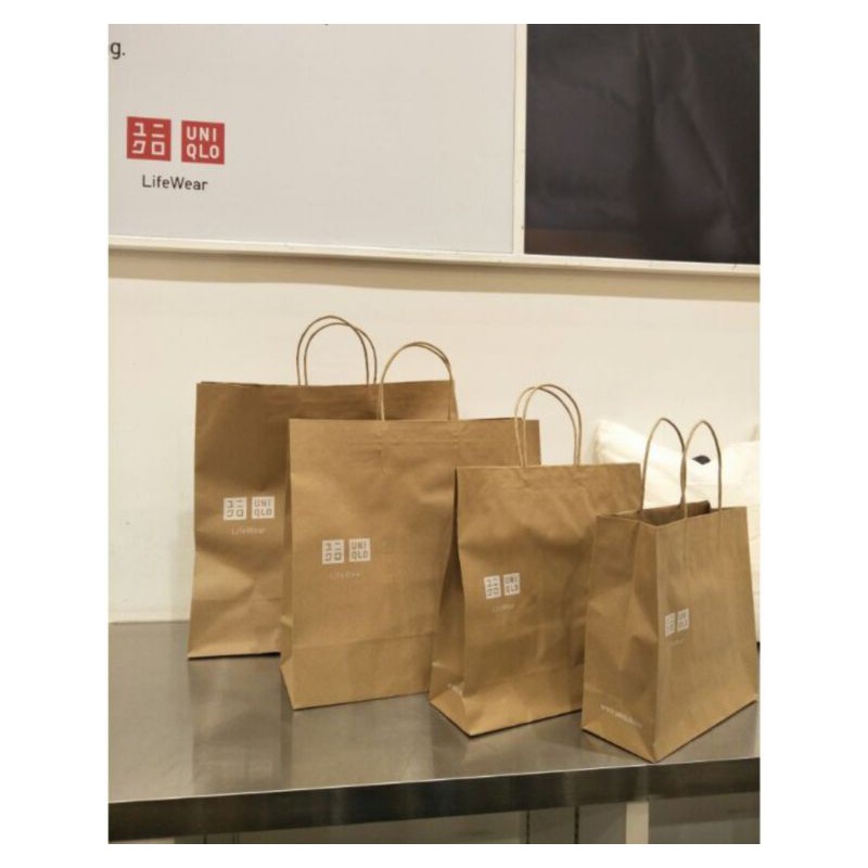 Paper bag uniqlo