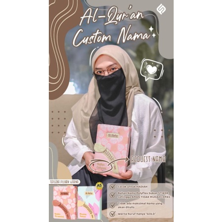 HAMPERS BOX AL QURAN HAFALAN AL HUFAZ MILENIAL CUSTOME NAMA TERLARIS SPESIAL FOR WOMAN