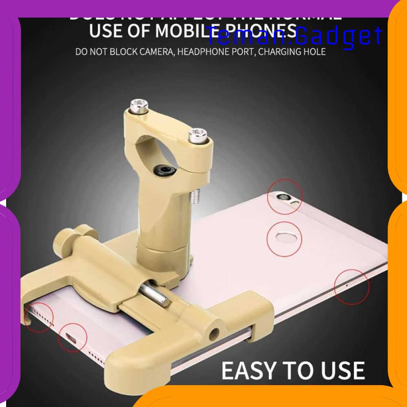 TG-IB343 INIU HOLDER HANDLEBAR SEPEDA MOTOR SMARTPHONE FULL METAL BODY - C-1