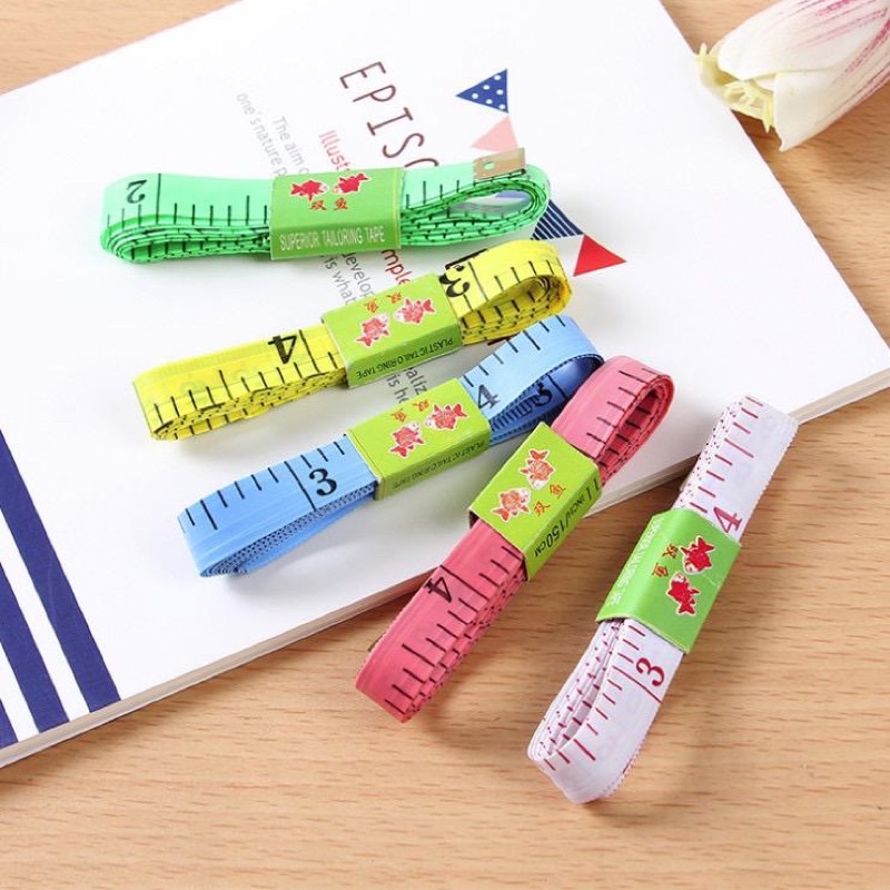 DC - TAILOR RULER METERAN JAHIT METERAN MULTI FUNGSI ALAT UKUR KAIN BAJU LINGKAR BADAN 1.5 M