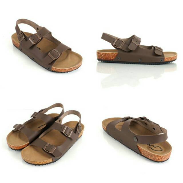 DISC 50% SANDAL KULIT GOODNESS QUIT BROWN