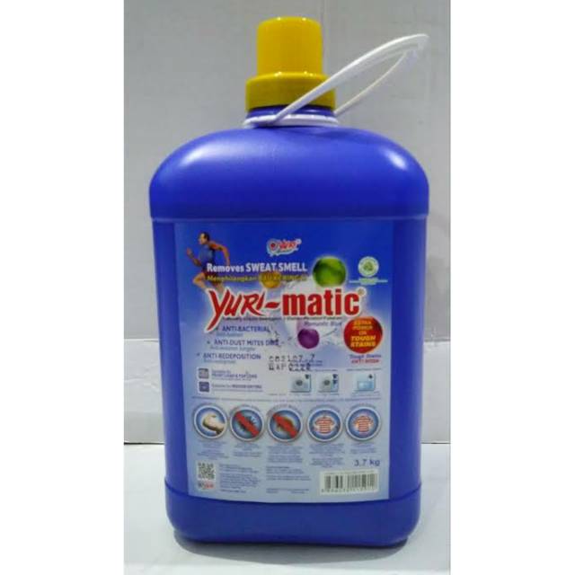 YURI MATIC LAUNDRY LIQUID DETERGEN 3,7 KG CAIRAN PENCUCI PAKAIAN