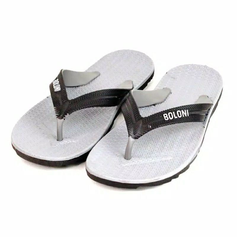 Boloni Sandal Jepit Pria Dewasa Casual Flip Flop Full Karet Murah Nyaman Kekinian (Tiger)