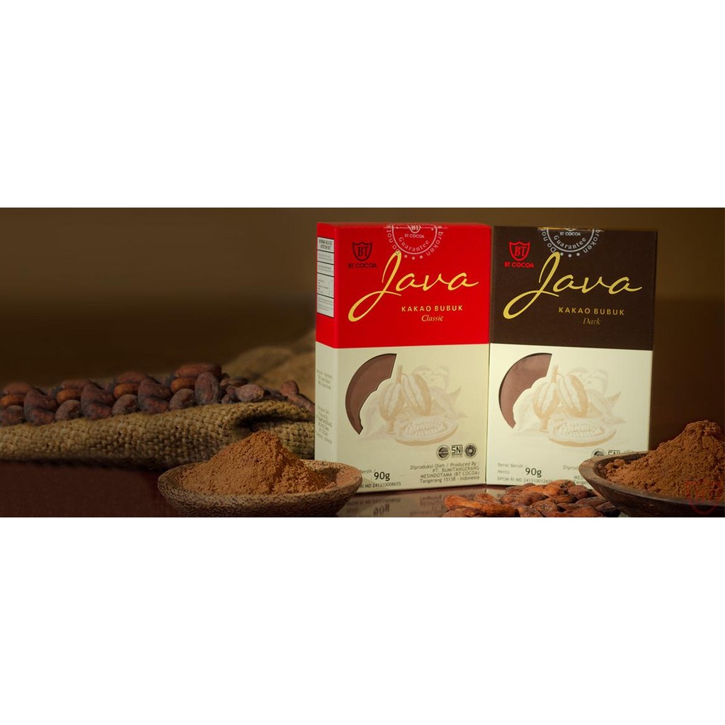 Java Cocoa 90gr Powder dark Classic Tepung Kokoa Java Tepung Java Kokoa