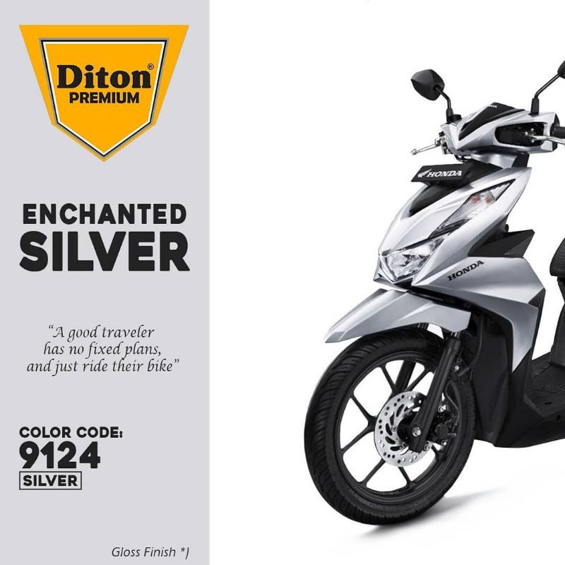 

Diton Premium Silver 9124 warna Solid