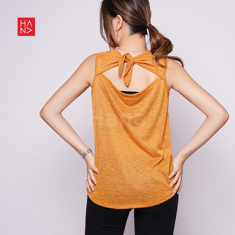 HanaFashion JKT - Louisa Tie Back Tank Top Wanita - TT279