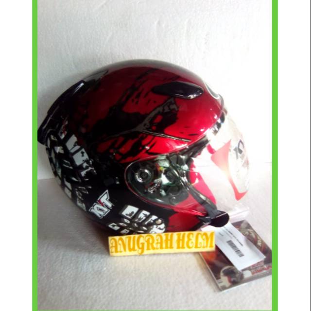 helm kyt dj maru motif dj maru