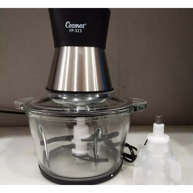 chopper Food Processor Cosmos FP 323 blender dan Kupas Bawang ( Kuba ) 1.7L  Cosmos Food Processor