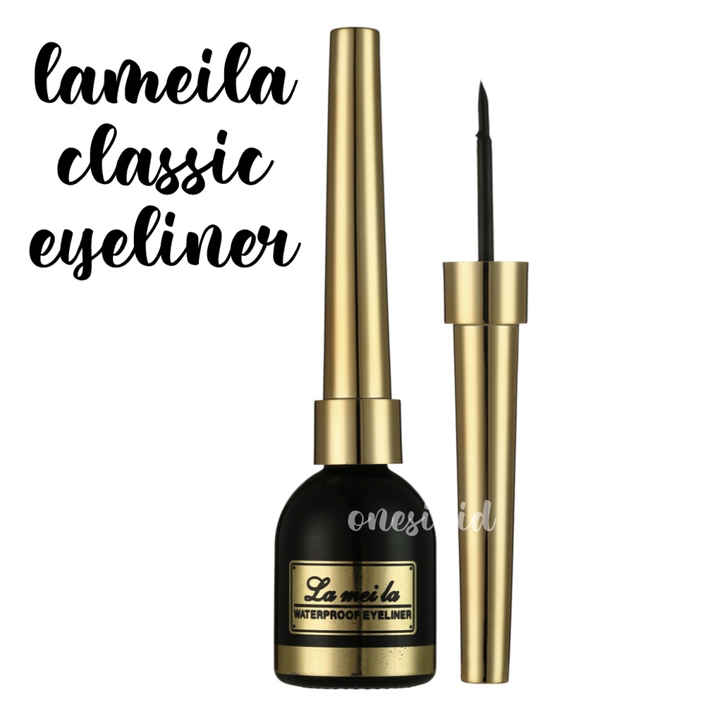 LAMEILA Eyeliner Klasik Anti Air Waterproof Black Long Lasting Eye Liner LA079