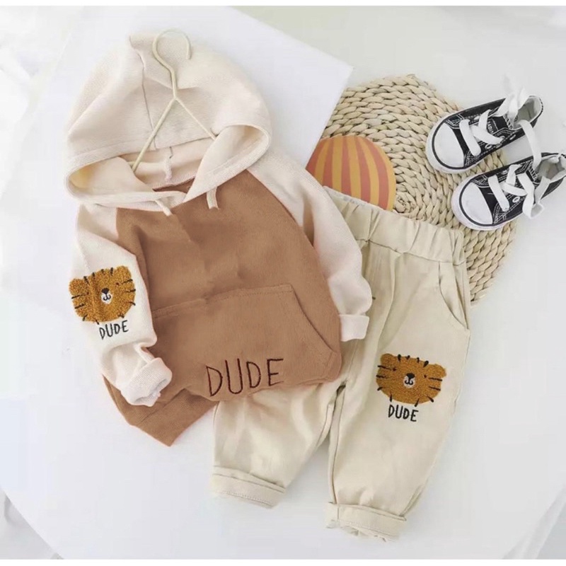 PROMO// NEW SET HOODIE ANAK/ SETELAN HOODIE BAYI ANAK MOTIF DUDE TIGER USIA 6 BUALAN-5 TAHUN BAHAN BABYTERRY LEMBUT TRENDY TERBARU TERMURAH/ SETELAN HOODIE BAYI ANAK LAKI-LAKI/ SETELAN HOODIE BAYI ANAK PEREMPUAN/ SETELAN HOODIE BAYI ANAK COWOK