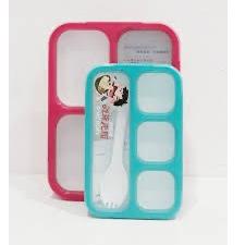 Serba Istimewa YOOYEE Kotak Makan yooyee Mini Bento Bekal Anak Sekat 3=606