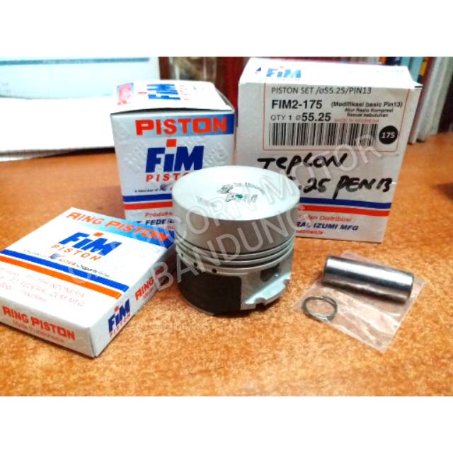Piston Kit MENTAH TEFLON SERI FIM2 JUPITER Z RACING KOMPRESI TINGGI FIM IZUMI
