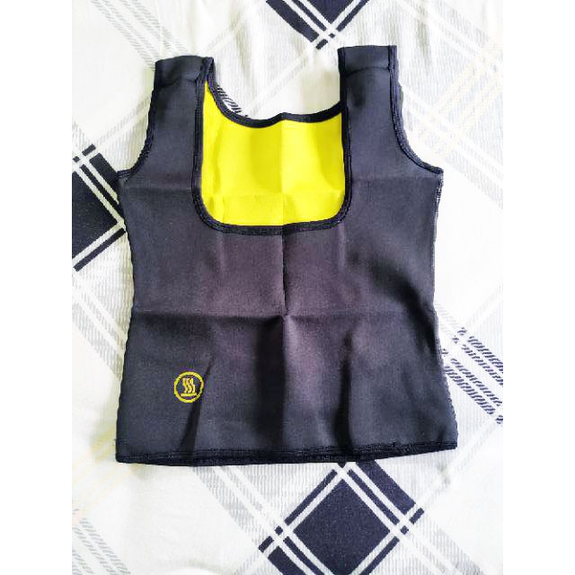 [ COD ] TANKTOP ROMPI PELANGSING PEMBAKAR LEMAK PERUT SAUNA CAMI HOT SHAPER ORI TEBAL ADA LOGO