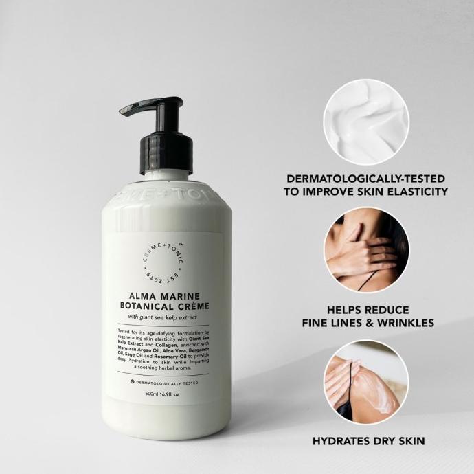 CREME AND TONIC Alma Marine Botanical Creme (Body Lotion) 500 ML
