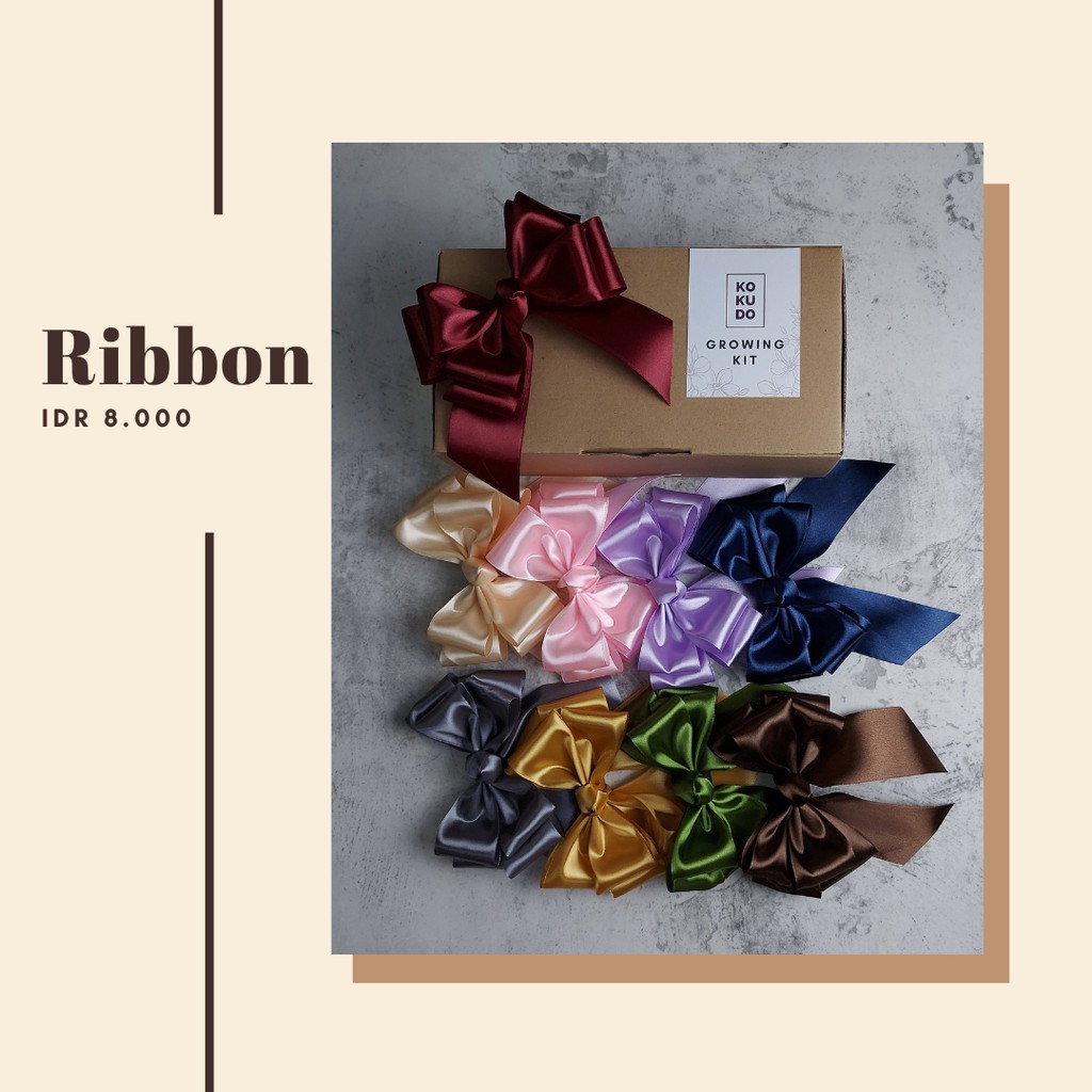 

Pita siap jadi untuk Packing Kado / Ribbon