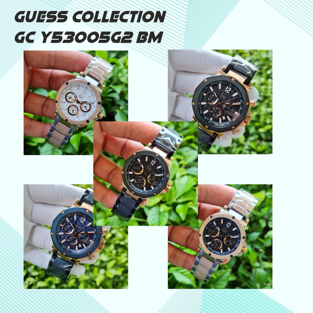 JAM TANGAN pria Gc Y53005G1, Gc Y53005G2 ORIGINAL BM