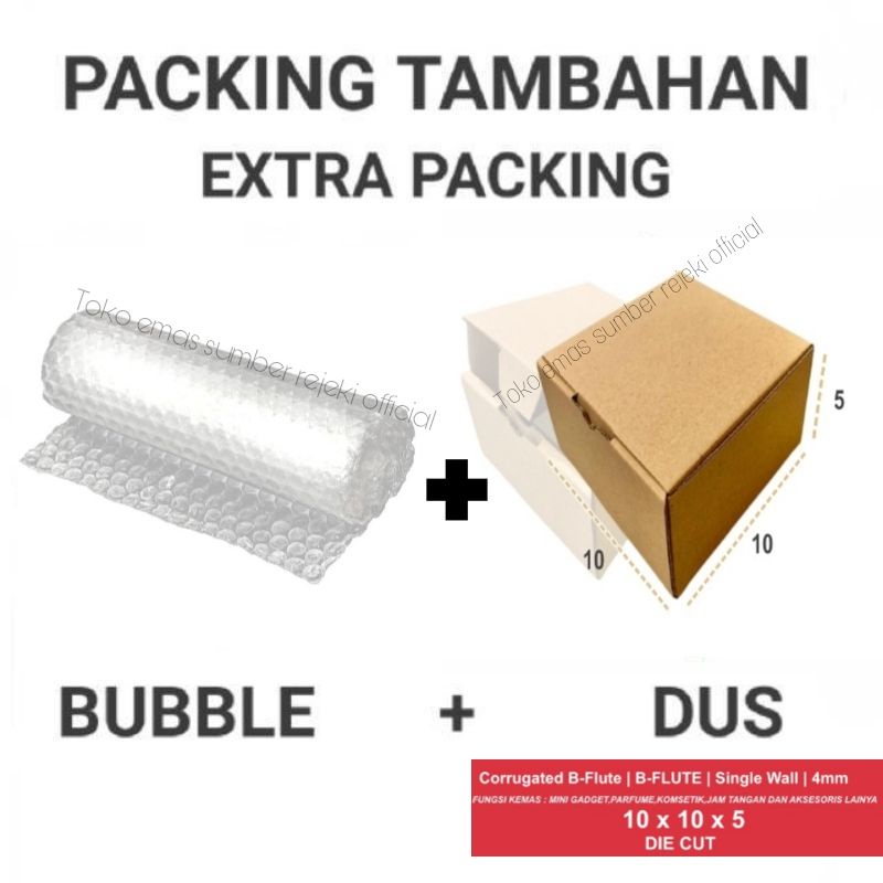 

Packing Aman / bubble wrap / wrap / kardus / tambahan kardus / kardus die cut single wall