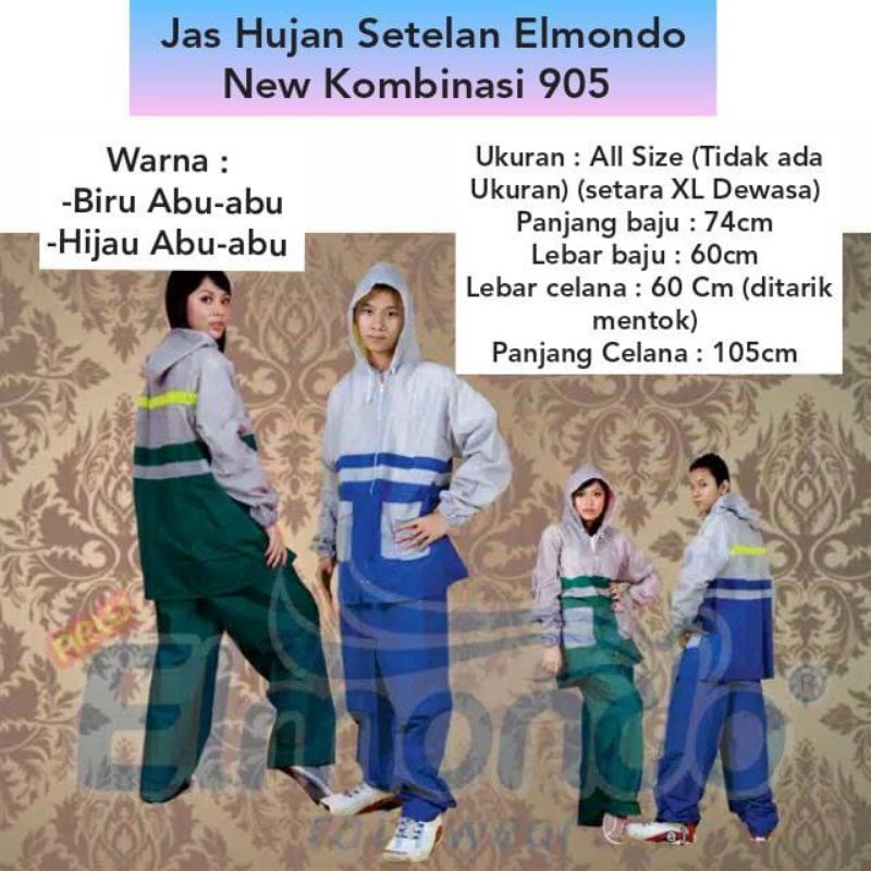 JAS HUJAN ELMONDO DEWASA